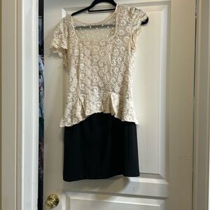 Peplum dress never worn